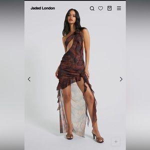 Jaded London Floral Maxi Dress